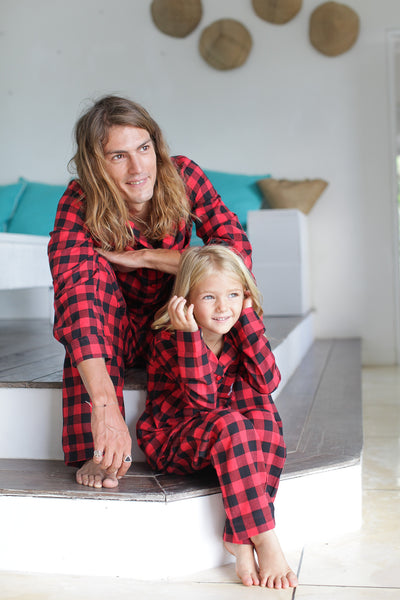 Aspen Kid's Flannel Pajama Set – SS Weddings