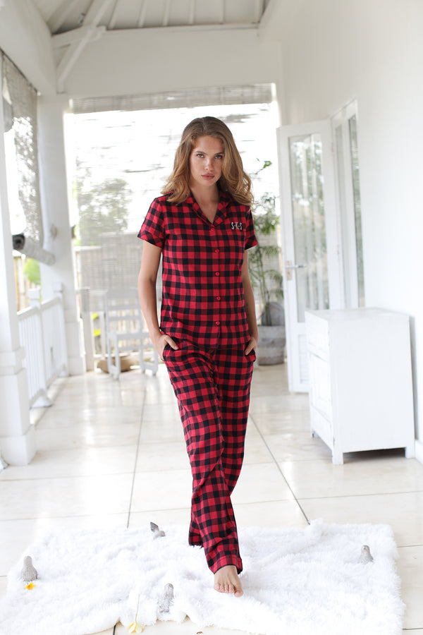 Flannel Bridesmaid pajamas