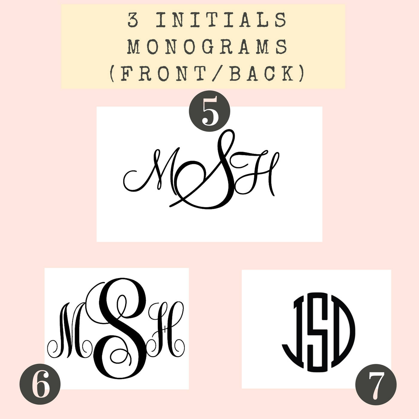 Embroidery Options – SS Weddings