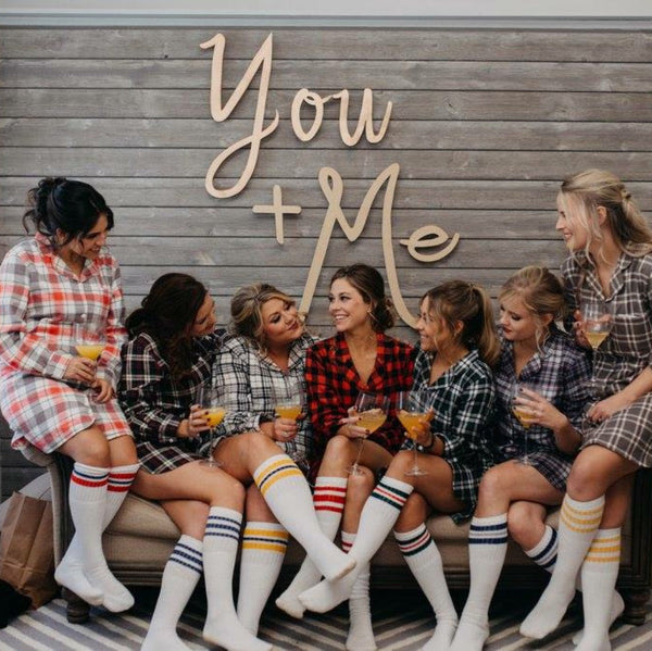 flannel bridesmaid dresses Casual Plaid Shirt Bridesmaid Attire
